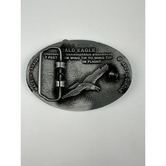 Alaska The Great Land American Bald Eagle Commemorative Belt Buckle - Picture 3 of 3
